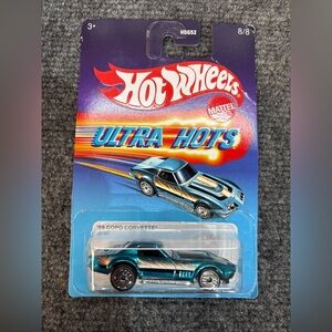 New Hot Wheels Mattel Ultra Hots 1969 Copo Corvette - Teal Car Sports Car